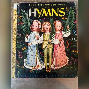 The Little Golden Book Of Hymns 1947 Vintage